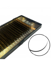Вії Rich Premium 1 стрічка Dark Brown D 0.07-13 мм